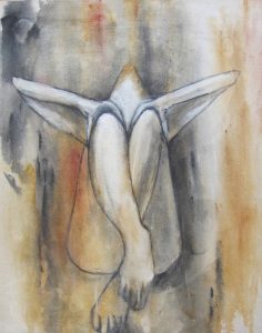 Sharon Fitch kelowna artist female nude art Livessence mixed media