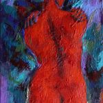 Julia Trops kelowna artist female nude acrylic painting